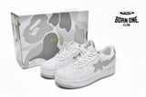 A Bathing Ape Bape Sta Low White Grey 1H73-191-921