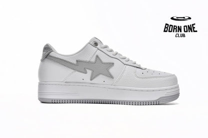 A Bathing Ape Bape Sta Low White Grey 1H73-191-921