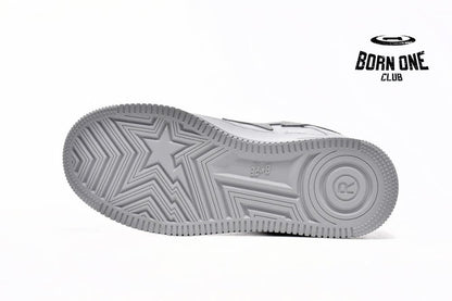 A Bathing Ape Bape Sta Low White Grey 1H73-191-921
