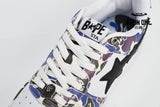 A Bathing Ape Bape Sta Low White Purple Color Spray 1J22-291-004