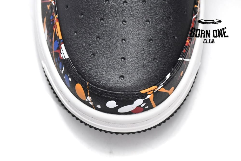 A Bathing Ape Bape Sta Paint Splatter Black 1I20-291-009