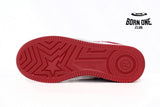 A Bathing Ape Bape Sta Patent Leather White Red