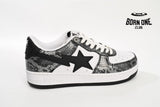 A Bathing Ape Bape Sta Snake Skin Black 001FWI801009M_BLK