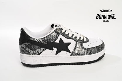 A Bathing Ape Bape Sta Snake Skin Black 001FWI801009M_BLK