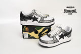 A Bathing Ape Bape Sta Snake Skin Black 001FWI801009M_BLK