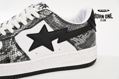 A Bathing Ape Bape Sta Snake Skin Black 001FWI801009M_BLK