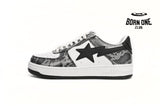A Bathing Ape Bape Sta Snake Skin Black 001FWI801009M_BLK