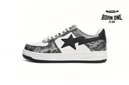 A Bathing Ape Bape Sta Snake Skin Black 001FWI801009M_BLK