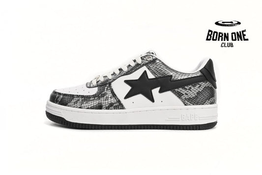 A Bathing Ape Bape Sta Snake Skin Black 001FWI801009M_BLK