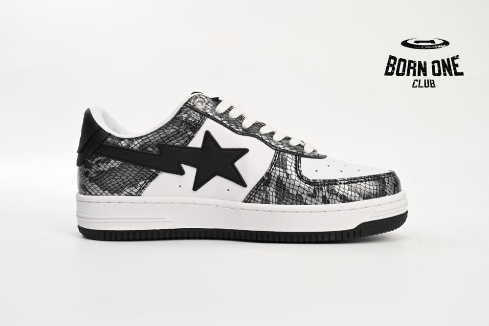 A Bathing Ape Bape Sta Snake Skin Black 001FWI801009M_BLK