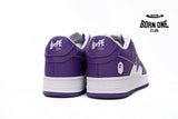A Bathing Ape Bape Sta White Purple (2022) 1I70-191-007