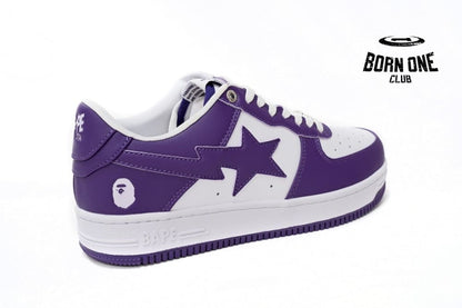 A Bathing Ape Bape Sta White Purple (2022) 1I70-191-007