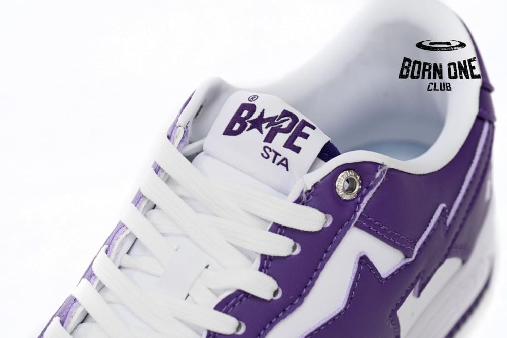 A Bathing Ape Bape Sta White Purple (2022) 1I70-191-007