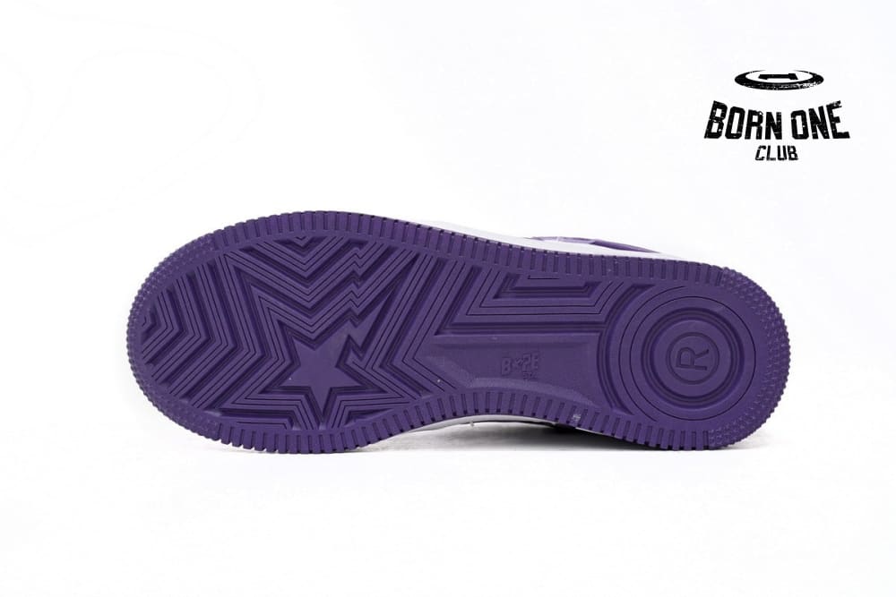 A Bathing Ape Bape Sta White Purple (2022) 1I70-191-007