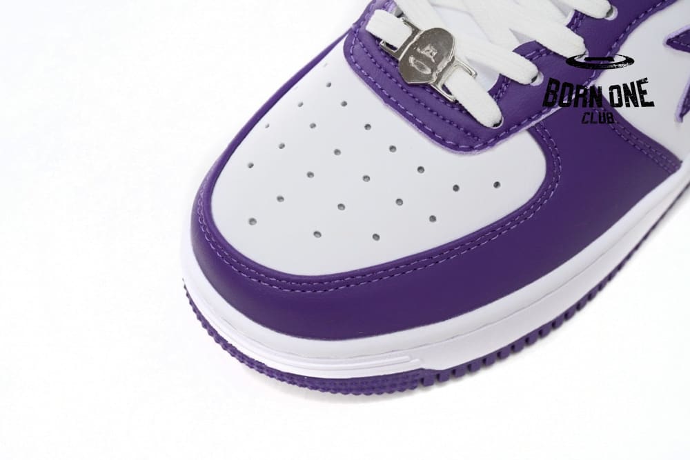 A Bathing Ape Bape Sta White Purple (2022) 1I70-191-007