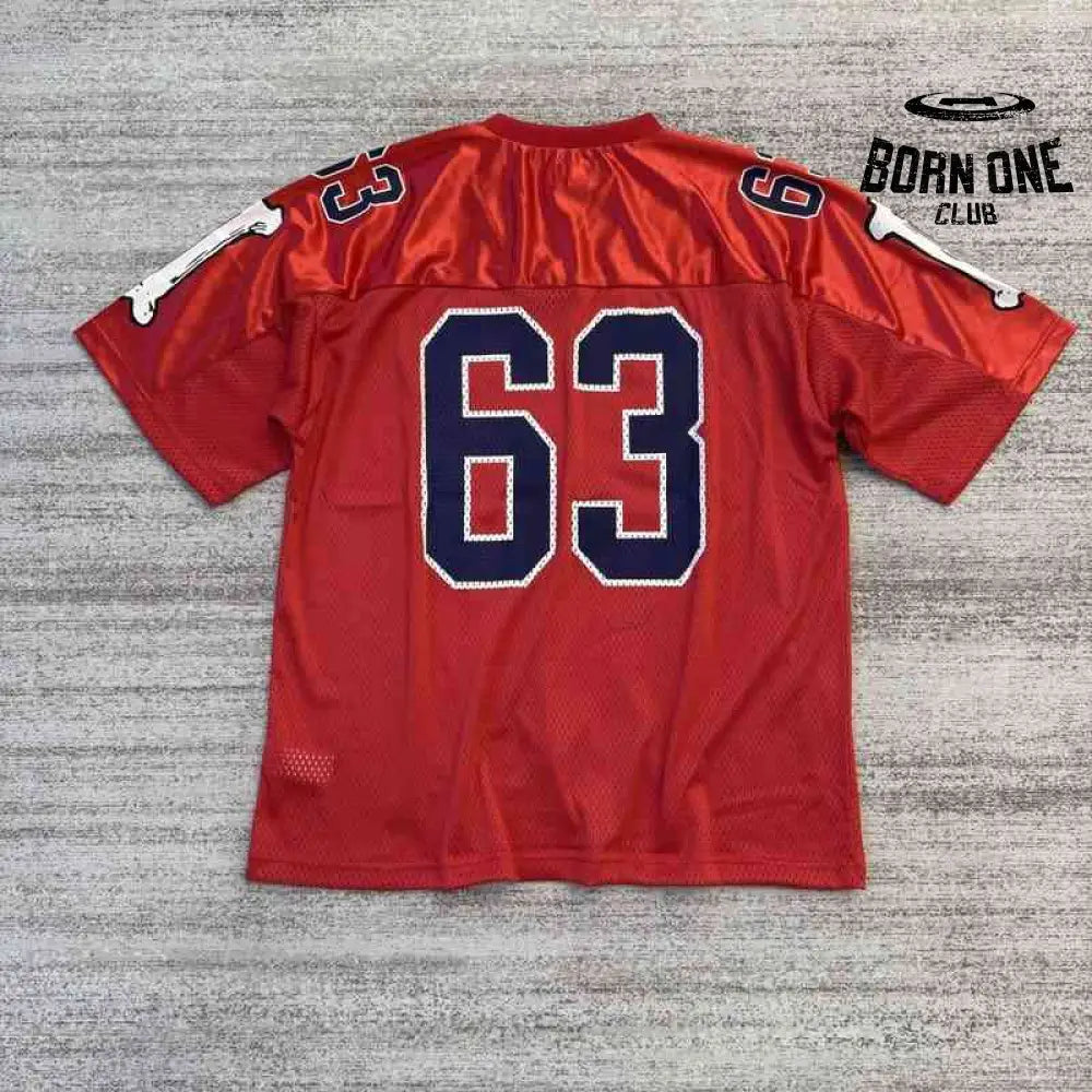 Camiseta Supreme Jersey Bones Football Red