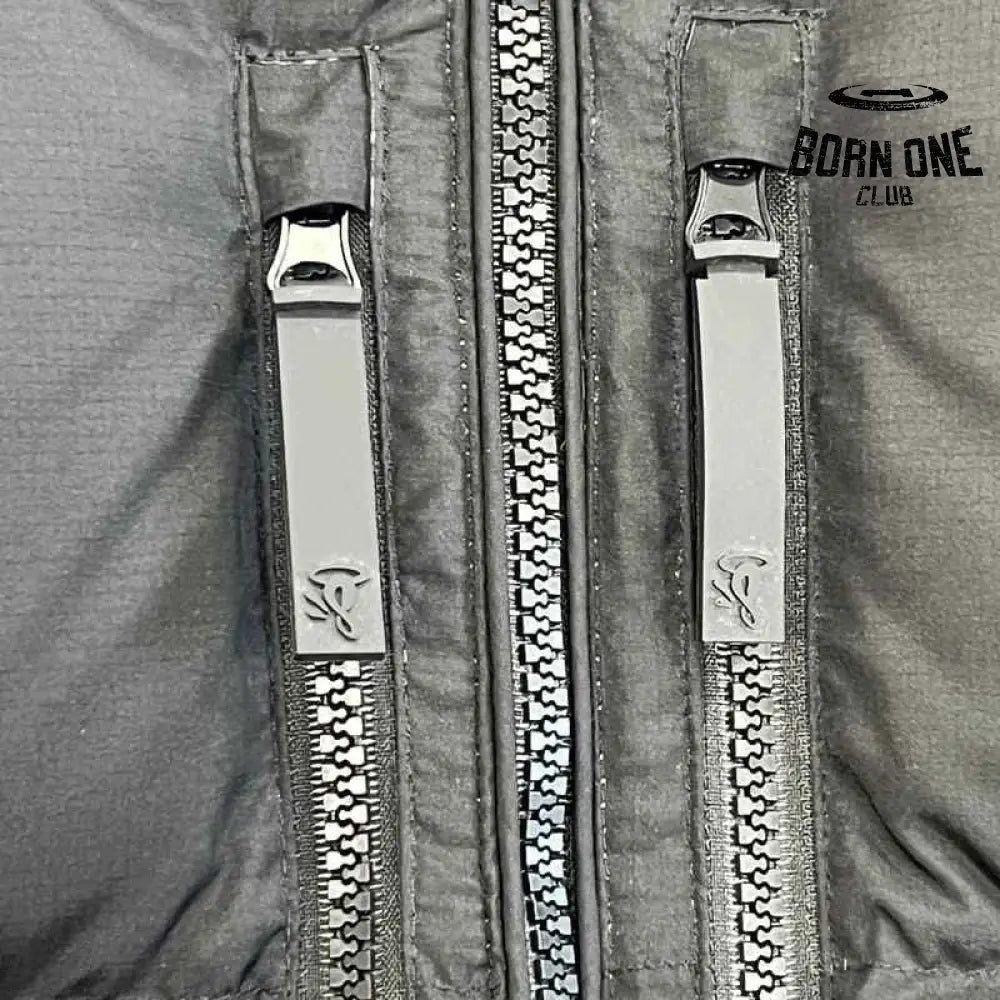 Jaqueta Puffer Synaworld Logo Wave Preta