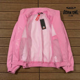 Jaqueta Supreme x Umbro Leather Track Pink
