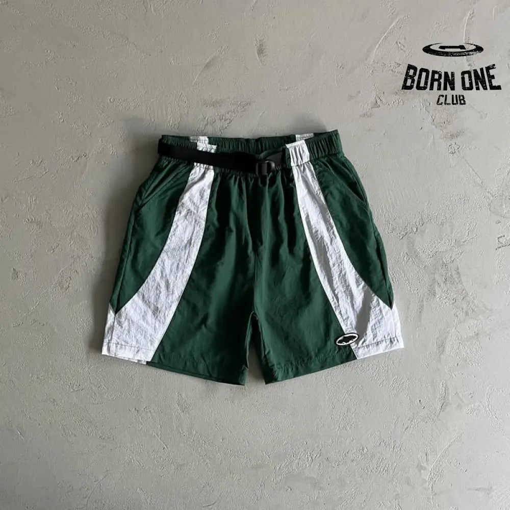 Shorts Corteiz Verde Branco