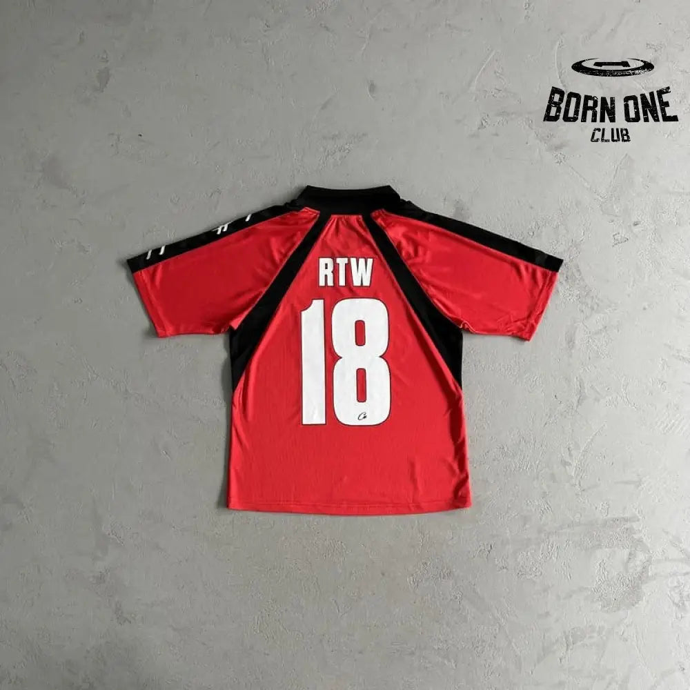Camiseta Corteiz Alcatraz Football Vermelha