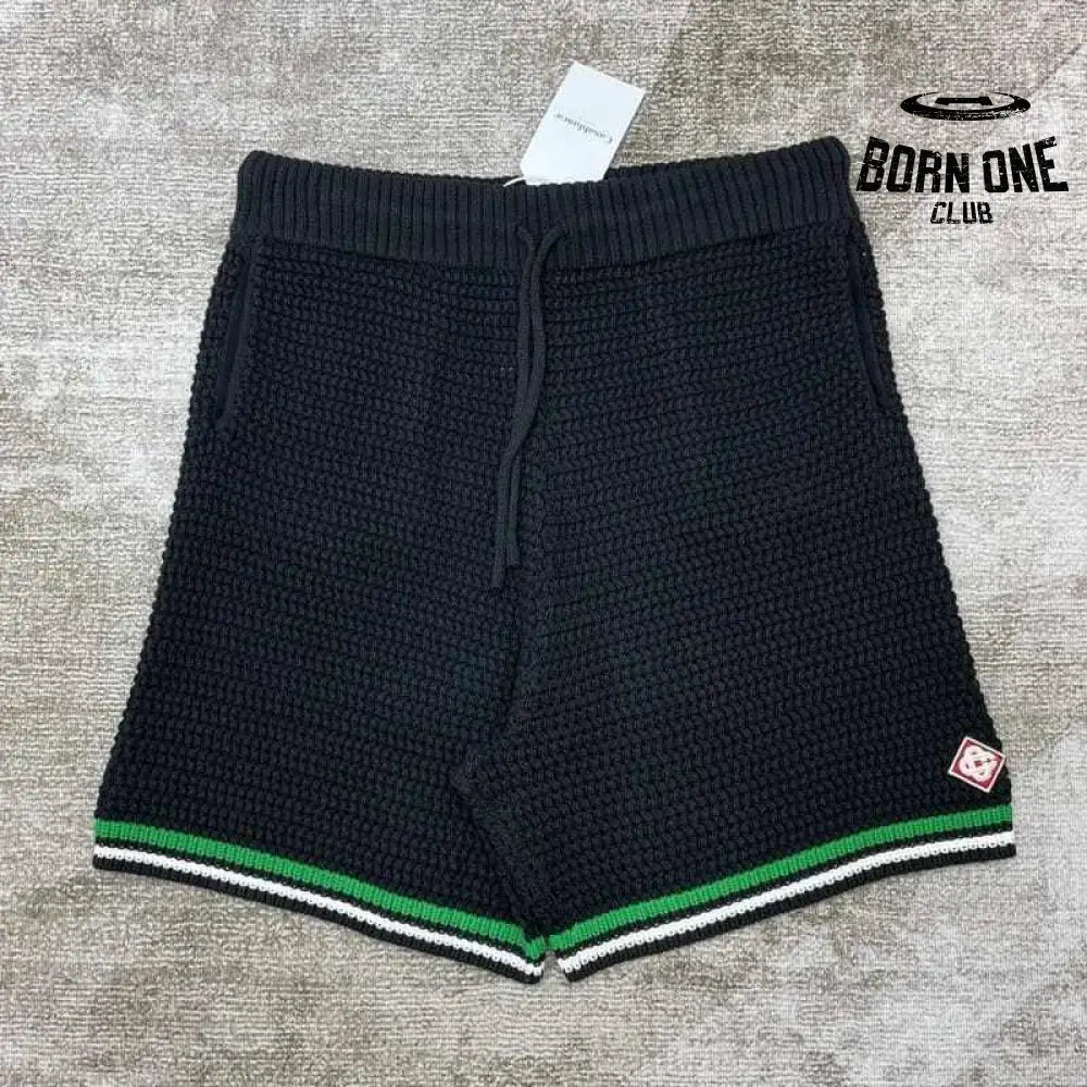 Conjunto Casablanca Crochê Preto e Verde