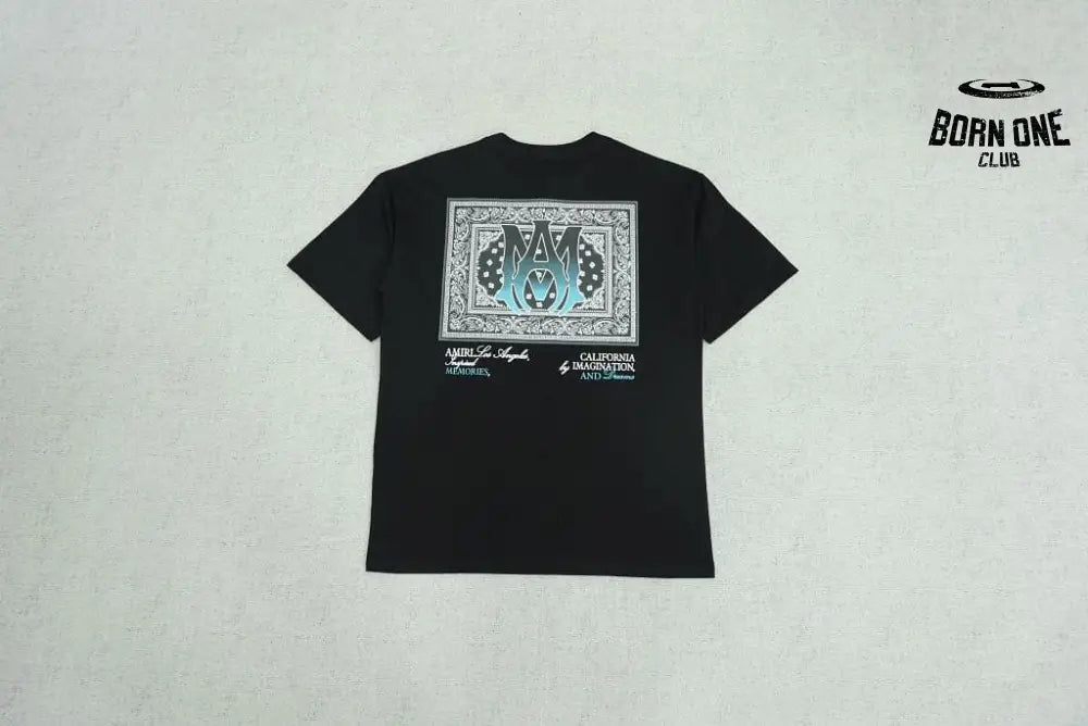 Camiseta Amiri Ma Bandana Black