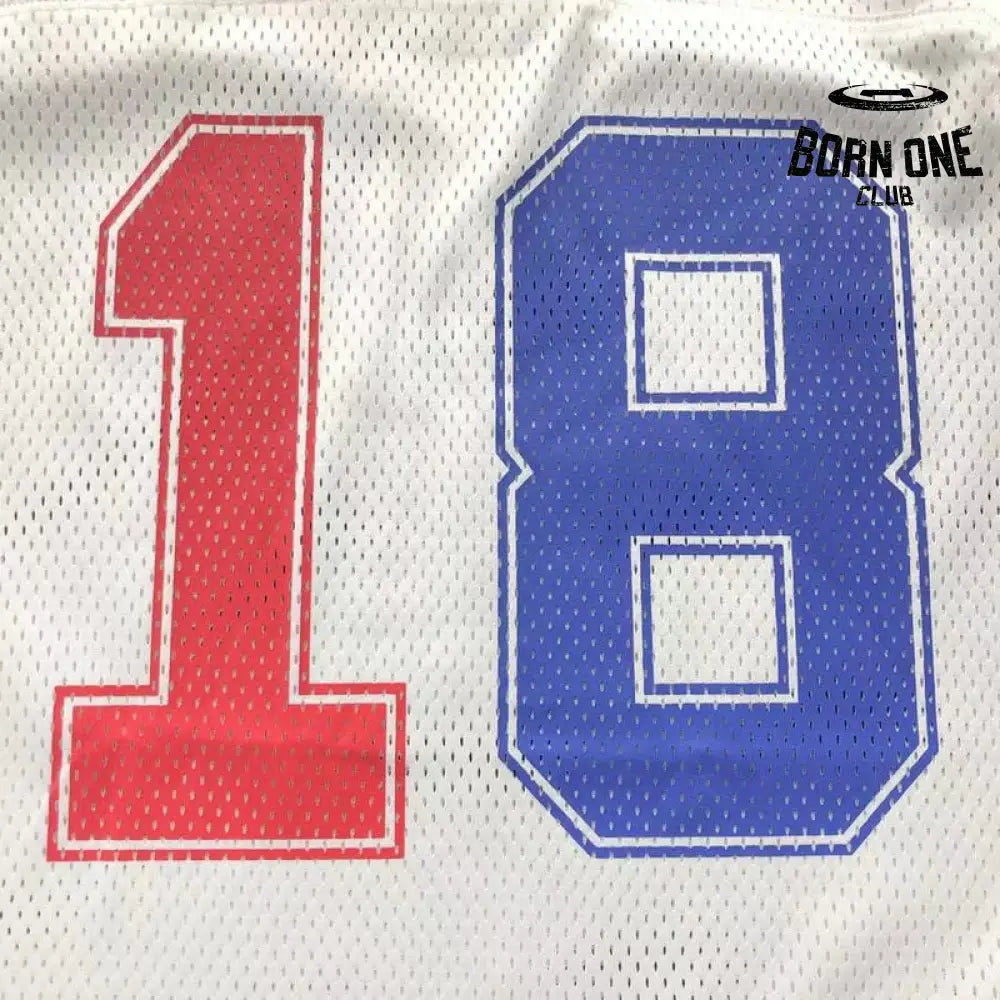 Camiseta Corteiz HMP Mesh Panel Jersey White