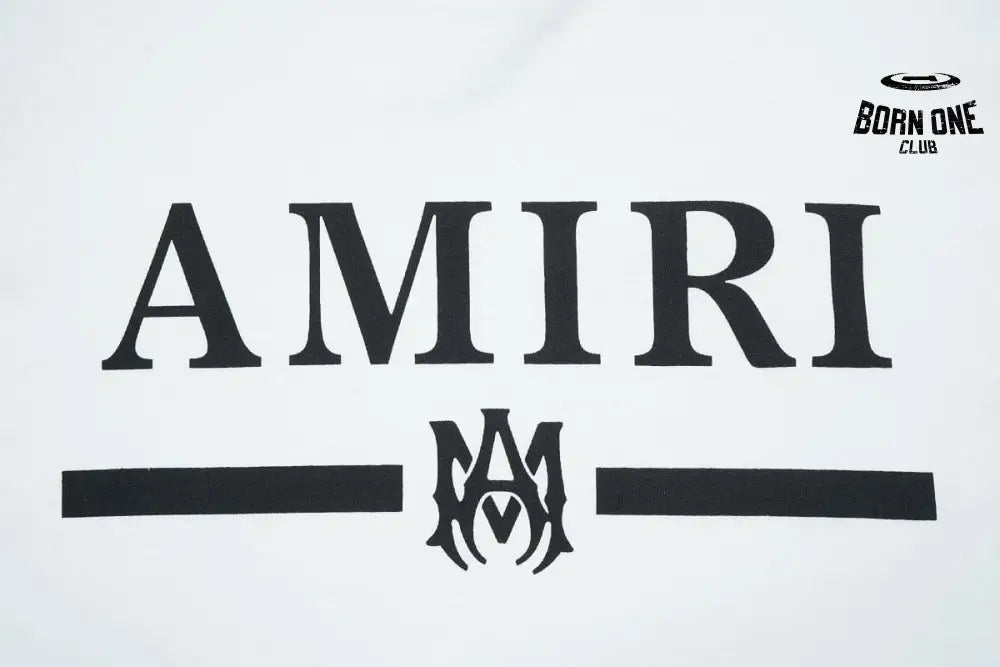 Camiseta Amiri Bar Logo White