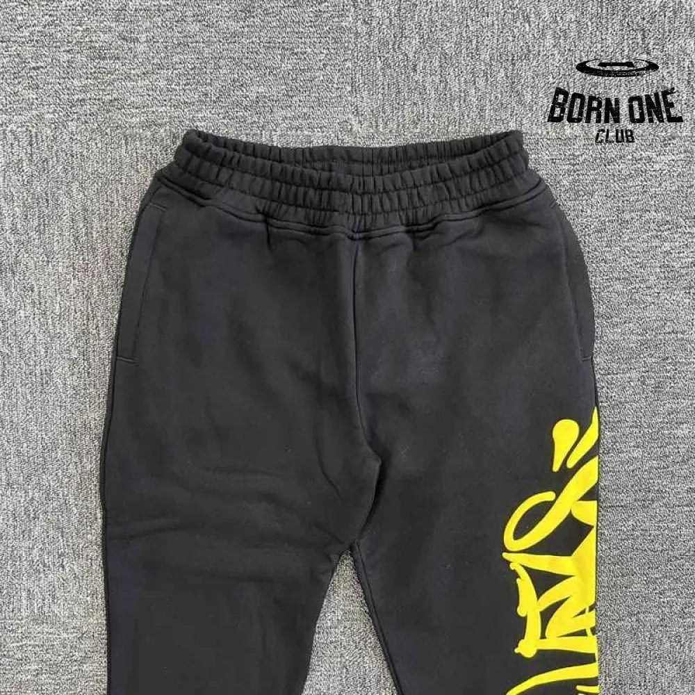Conjunto Synaworld Logo Black Yellow
