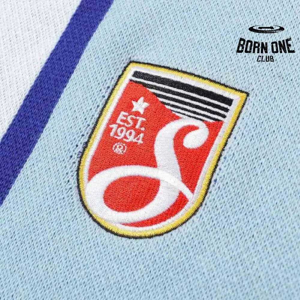 Conjunto Supreme x Umbro Zíper Light Blue