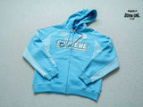 Moletom Supreme Football Zip Up Hooded Light Blue