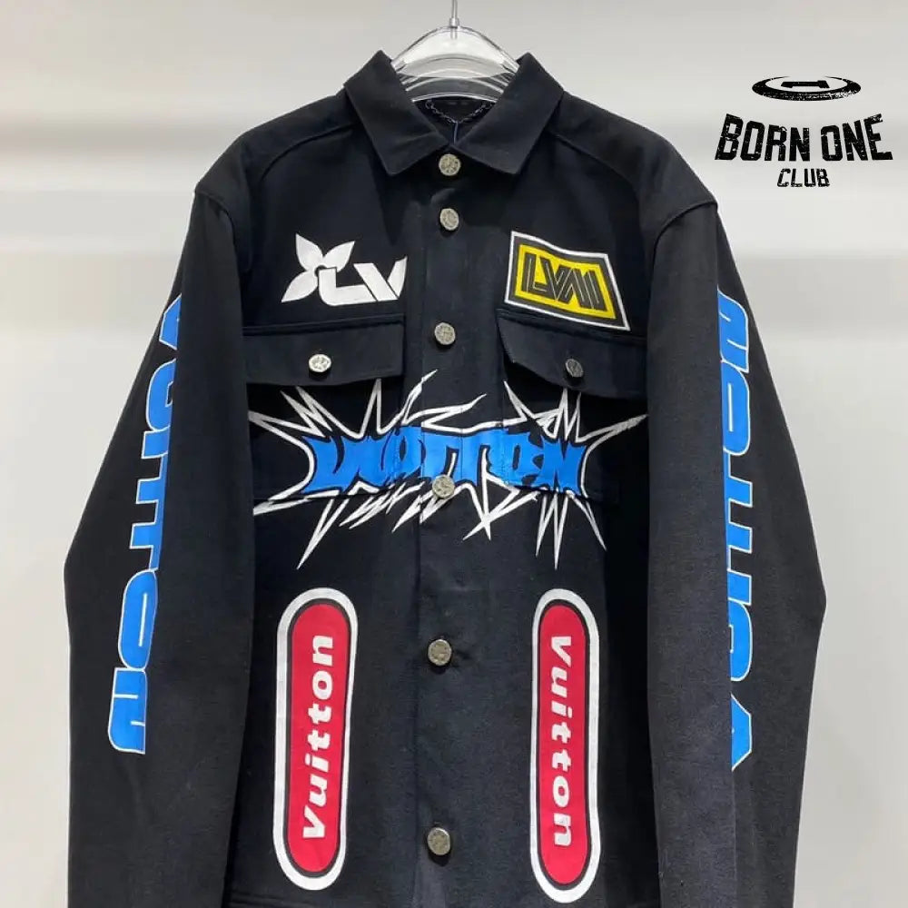 Jaqueta Louis Vuitton Printed Denim