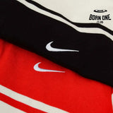 Camisa Supreme x Nike Stripe Rugby Preta/Branca