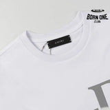 Camiseta Amiri Staggered Chrome Branca