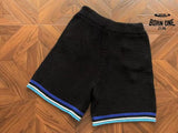 Conjunto Casablanca Crochê Gothic Preto e Azul