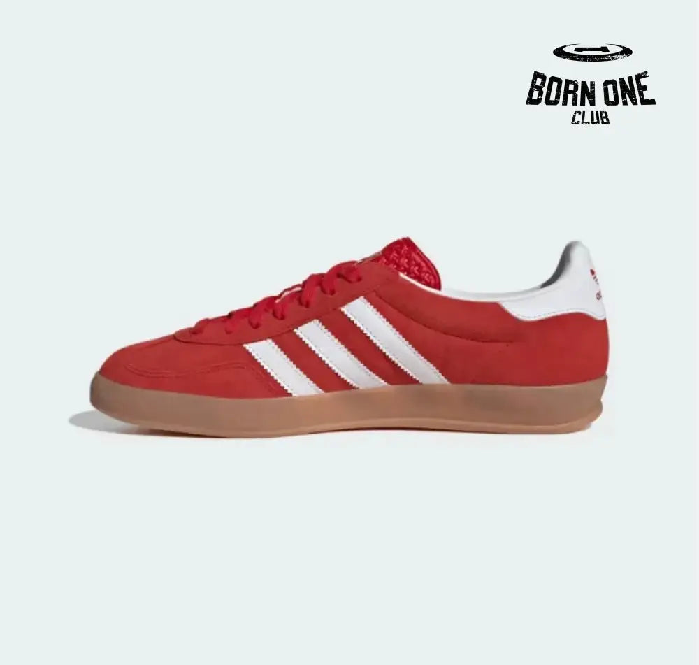 Adidas Gazelle Indoor Scarlet Cloud White Adidas Gazelle Indoor Core Black