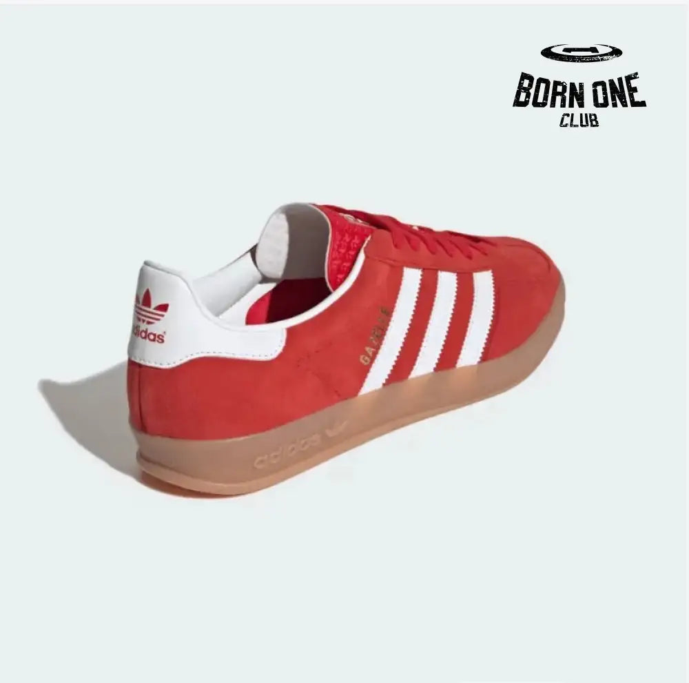 Adidas Gazelle Indoor Scarlet Cloud White Adidas Gazelle Indoor Core Black