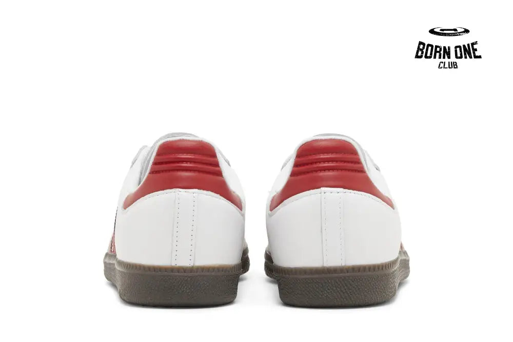 Adidas Samba OG White Scarlet