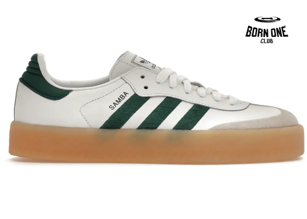 Adidas Sambae Cloud White Collegiate Green