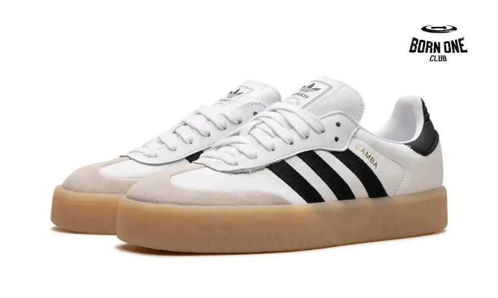 Adidas Sambae Cloud White Metallic Gold Adidas Samba Vegan