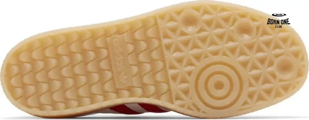 Adidas Sambae White Better Scarlet Gum Adidas Samba Vegan