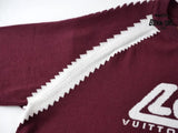 Camiseta Louis Vuitton Short-Sleeved Cotton Intarsia Crewneck