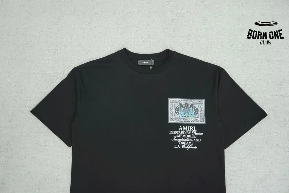 Camiseta Amiri Ma Bandana Black