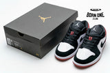 Air Jordan 1 Low Black Toe 553558-116