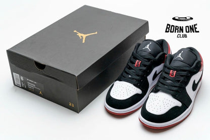 Air Jordan 1 Low Black Toe 553558-116