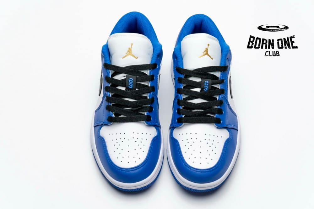 Air Jordan 1 Low Hyper Royal Orange Peel 553558-401
