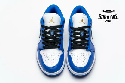 Air Jordan 1 Low Hyper Royal Orange Peel 553558-401