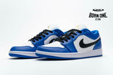 Air Jordan 1 Low Hyper Royal Orange Peel 553558-401