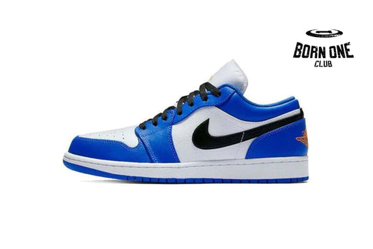 Air Jordan 1 Low Hyper Royal Orange Peel 553558-401