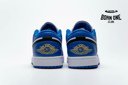 Air Jordan 1 Low Hyper Royal Orange Peel 553558-401
